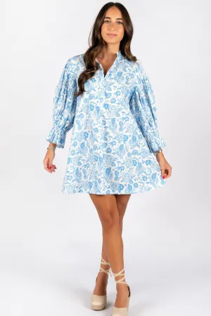 Park Blue Leopord Dress