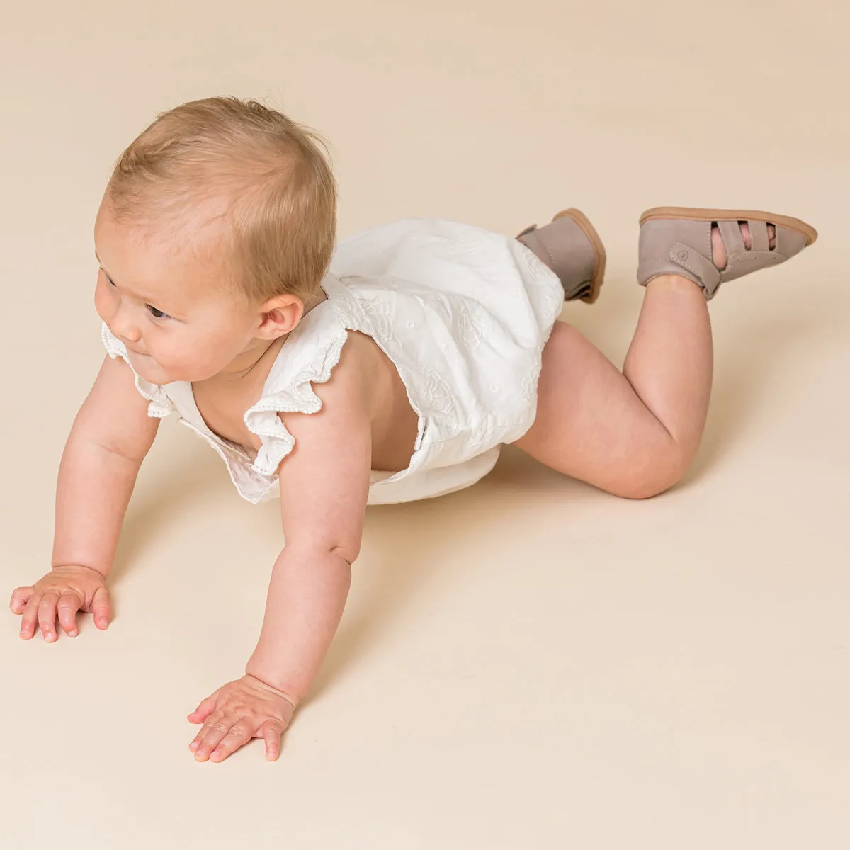 Pretty Brave Baby Charlie Sandal - Taupe