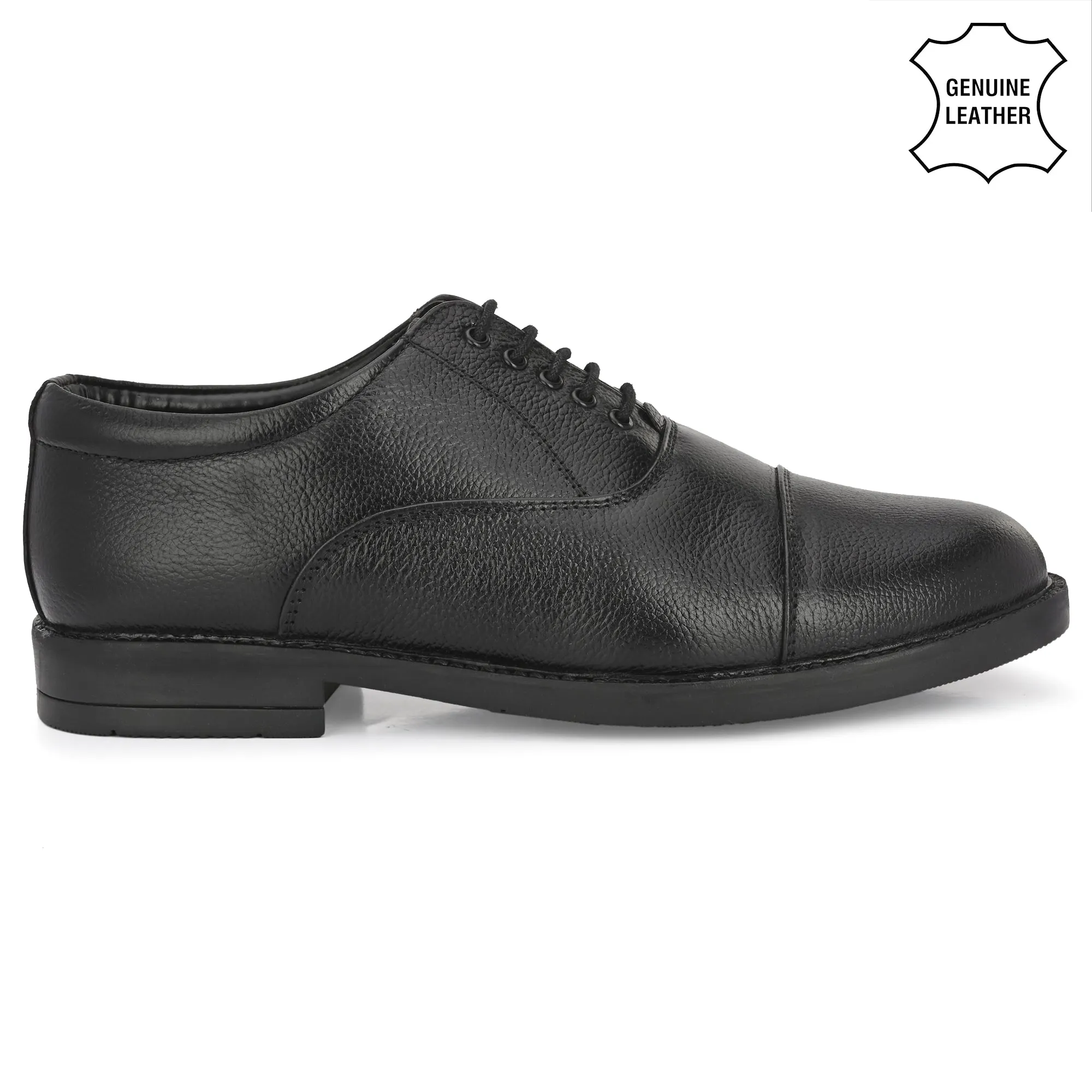 Refined Full Grain Leather Derby Lace Ups