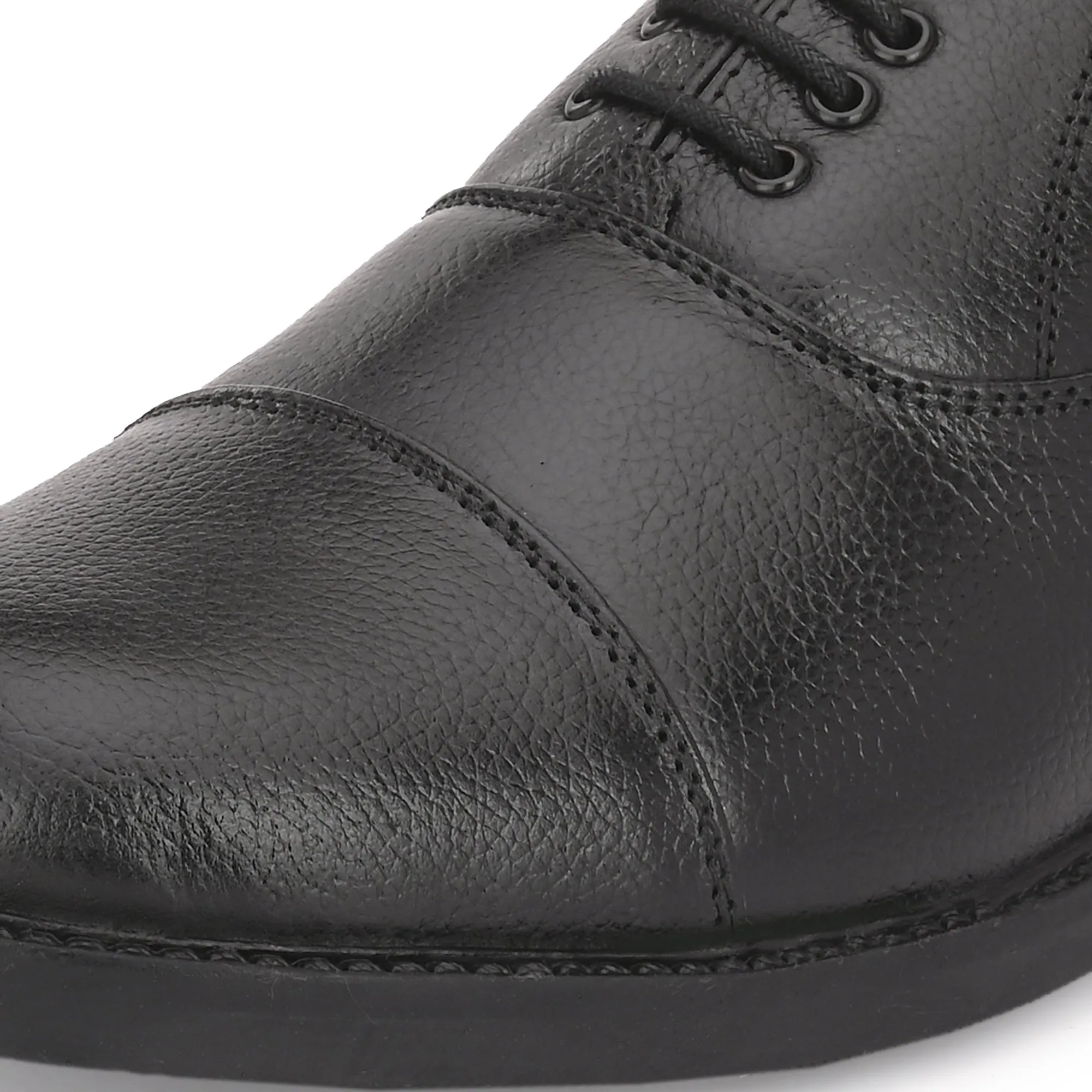 Refined Full Grain Leather Derby Lace Ups