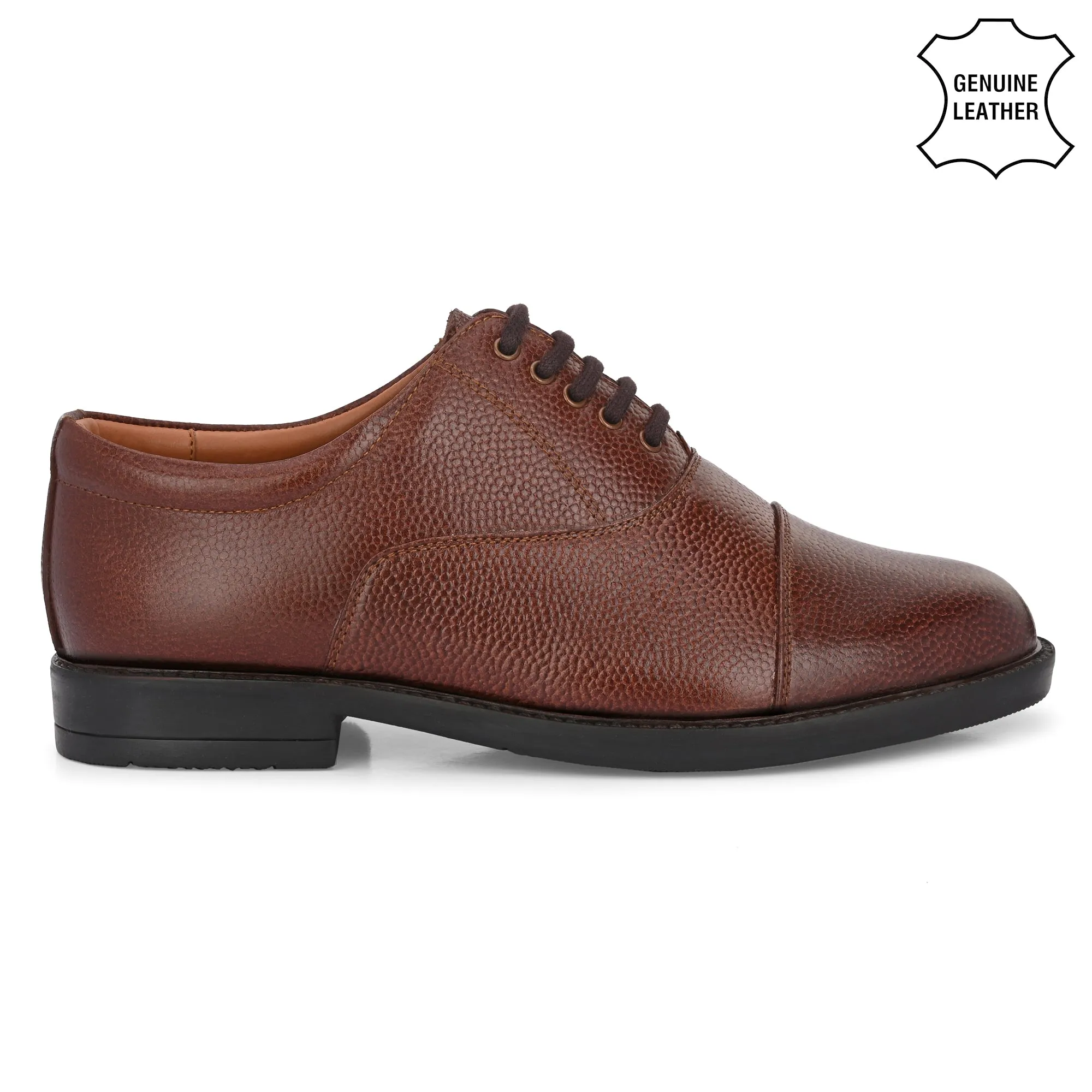 Refined Full Grain Leather Derby Lace Ups