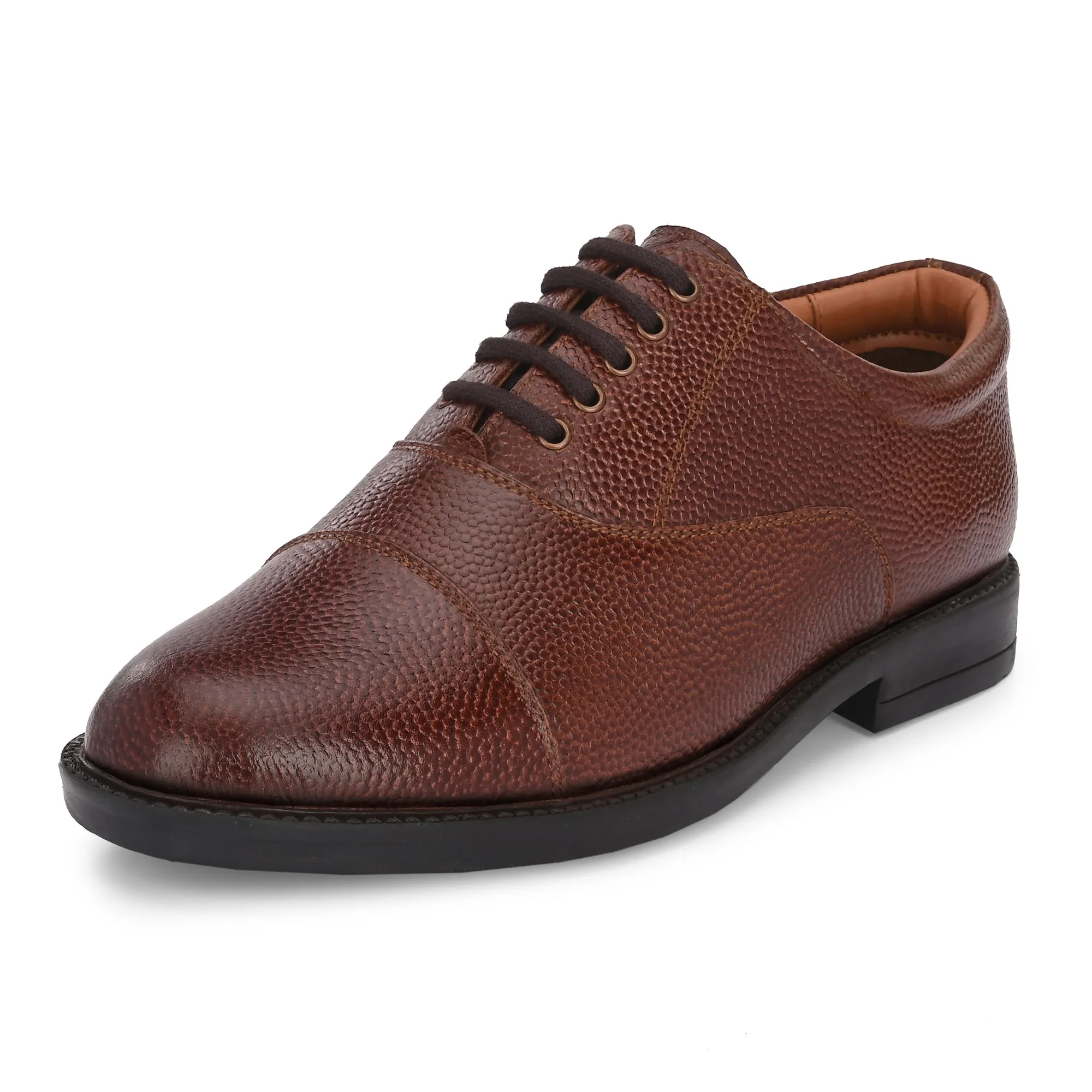 Refined Full Grain Leather Derby Lace Ups