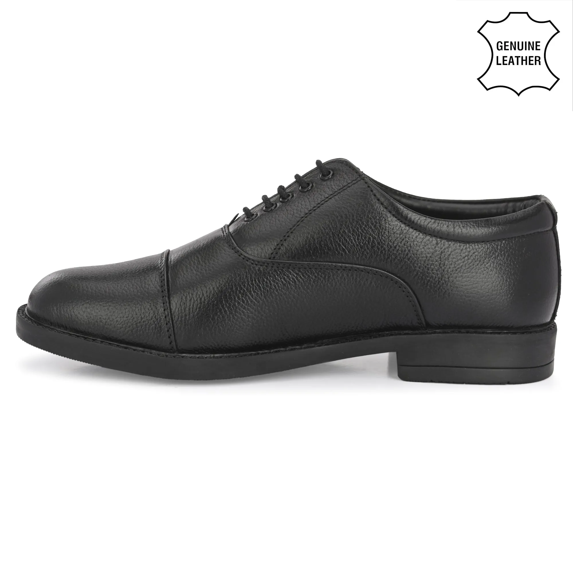 Refined Full Grain Leather Derby Lace Ups