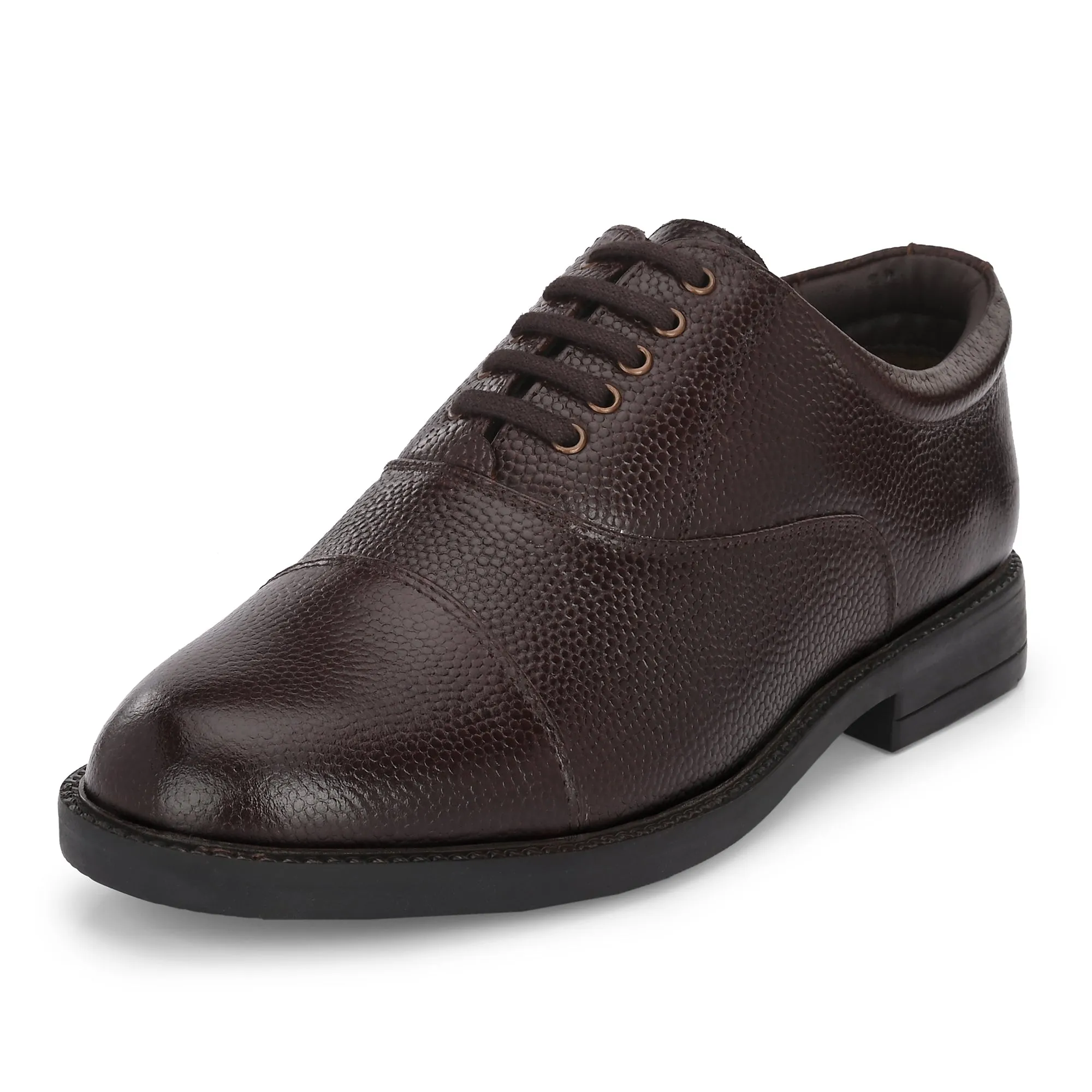 Refined Full Grain Leather Derby Lace Ups