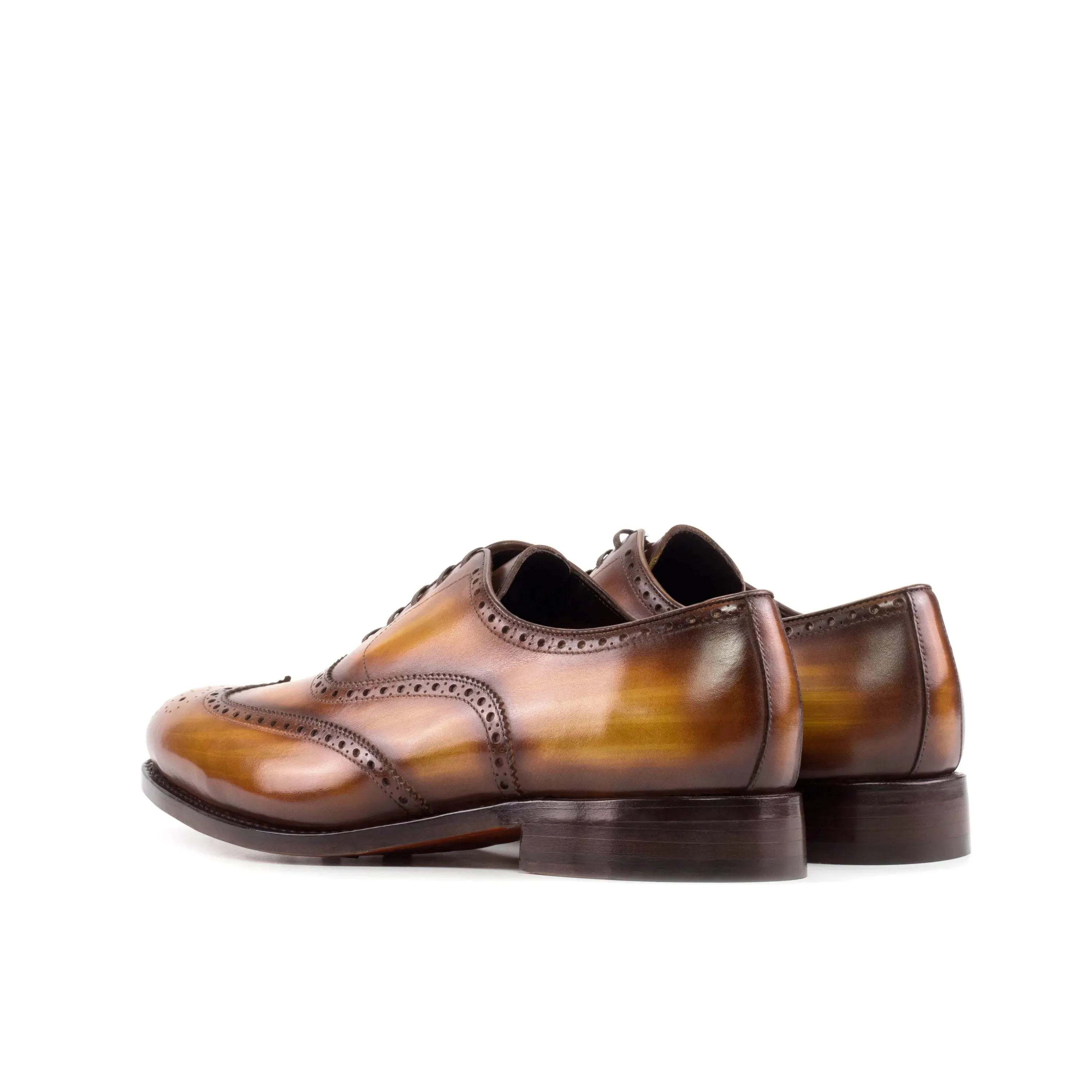 Spectral patina full brogue shoes