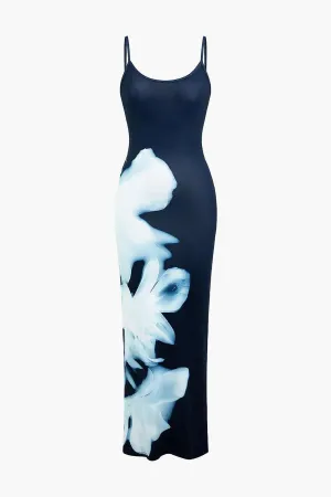 Zoriel – Floral silhouette – Maxi dress